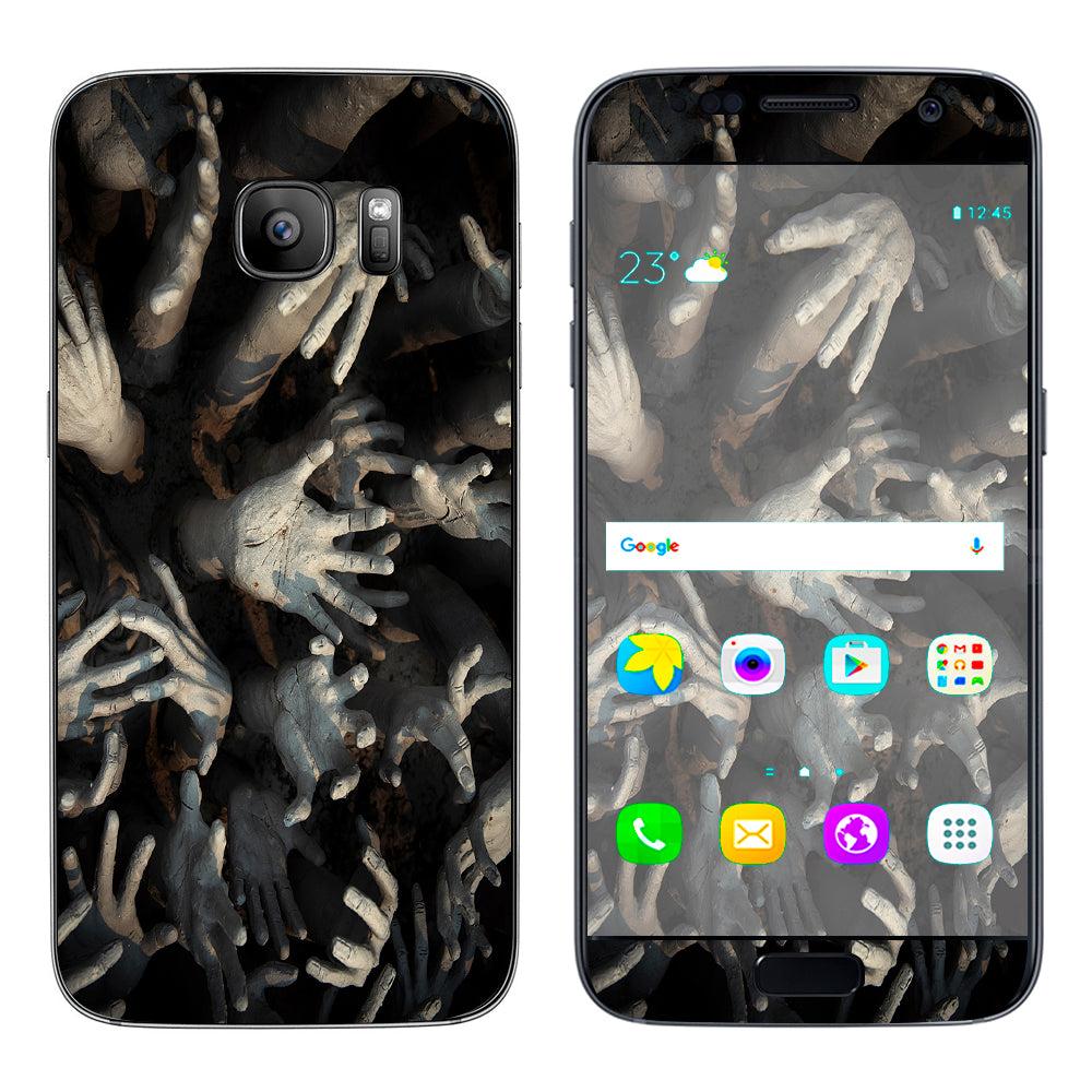  Zombie Hands Dead Trapped Walking Samsung Galaxy S7 Skin