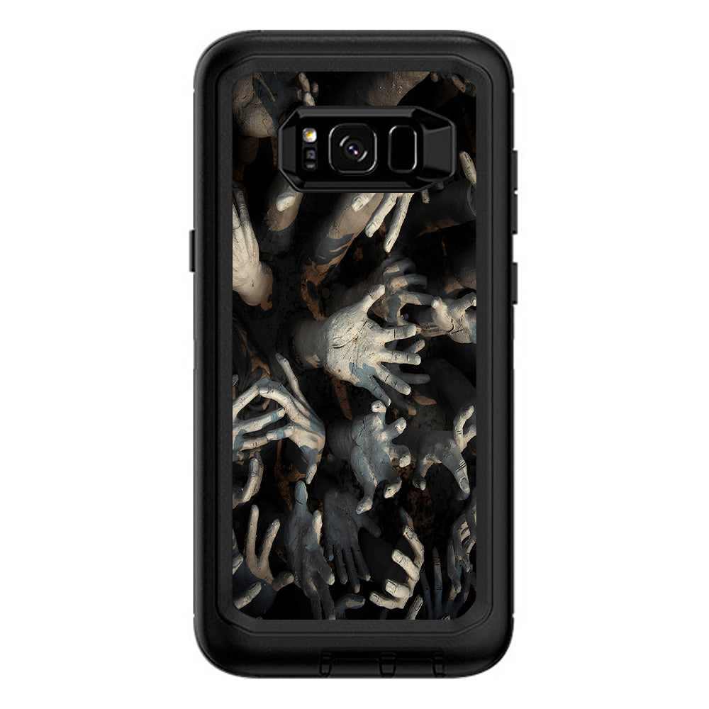  Zombie Hands Dead Trapped Walking Otterbox Defender Samsung Galaxy S8 Plus Skin