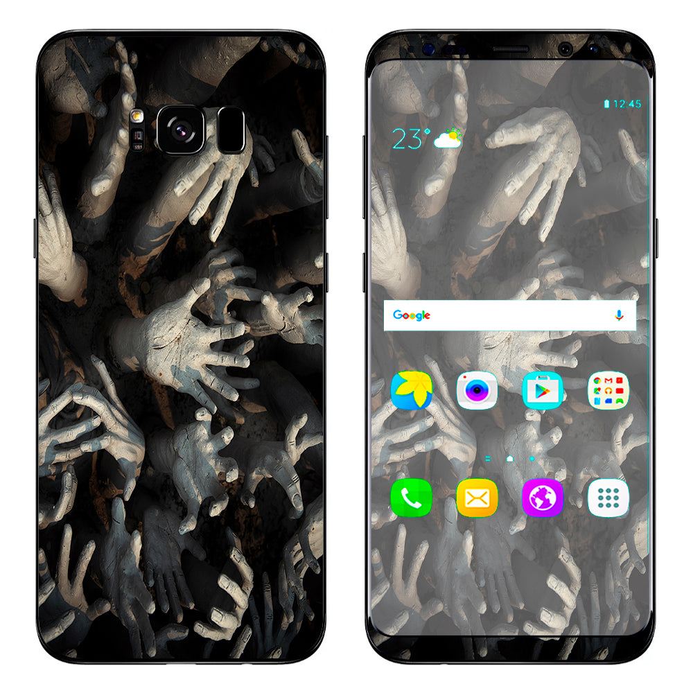  Zombie Hands Dead Trapped Walking Samsung Galaxy S8 Plus Skin