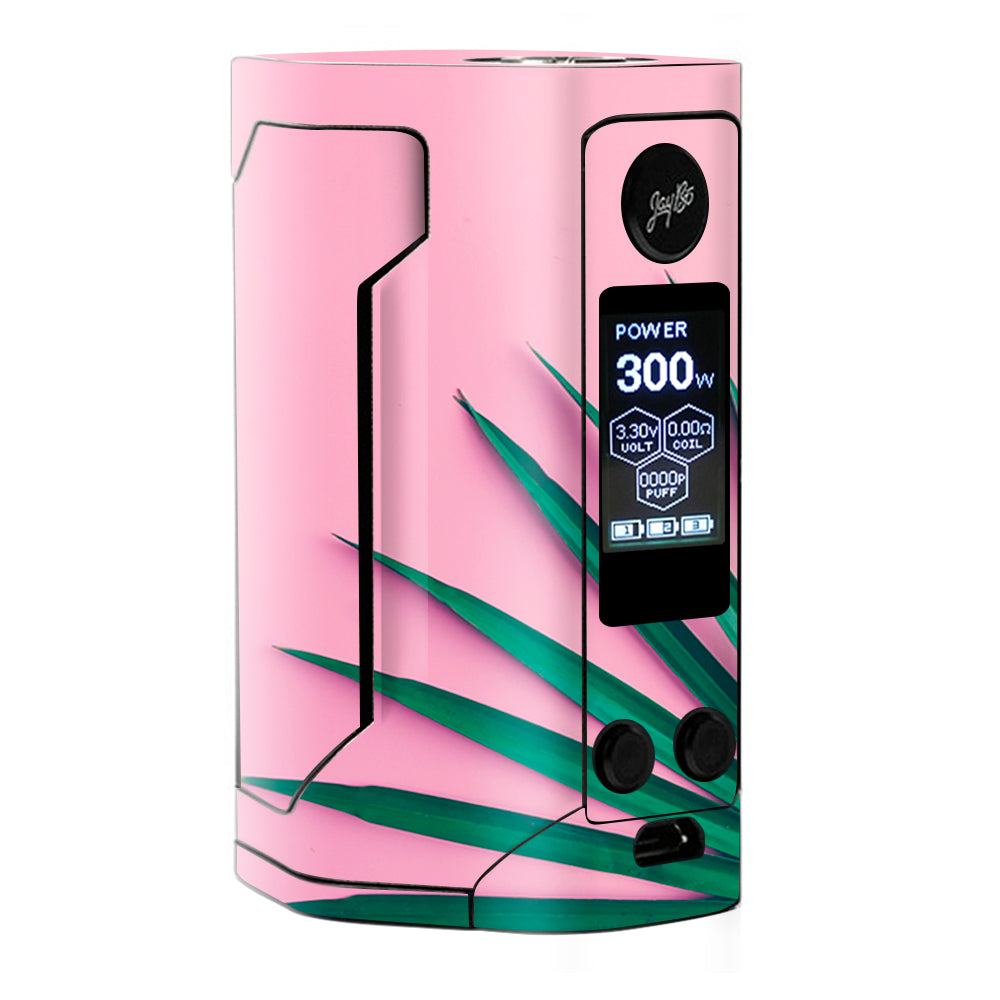  Pink Green Palm Frawns Wismec Gen 3 300w Skin