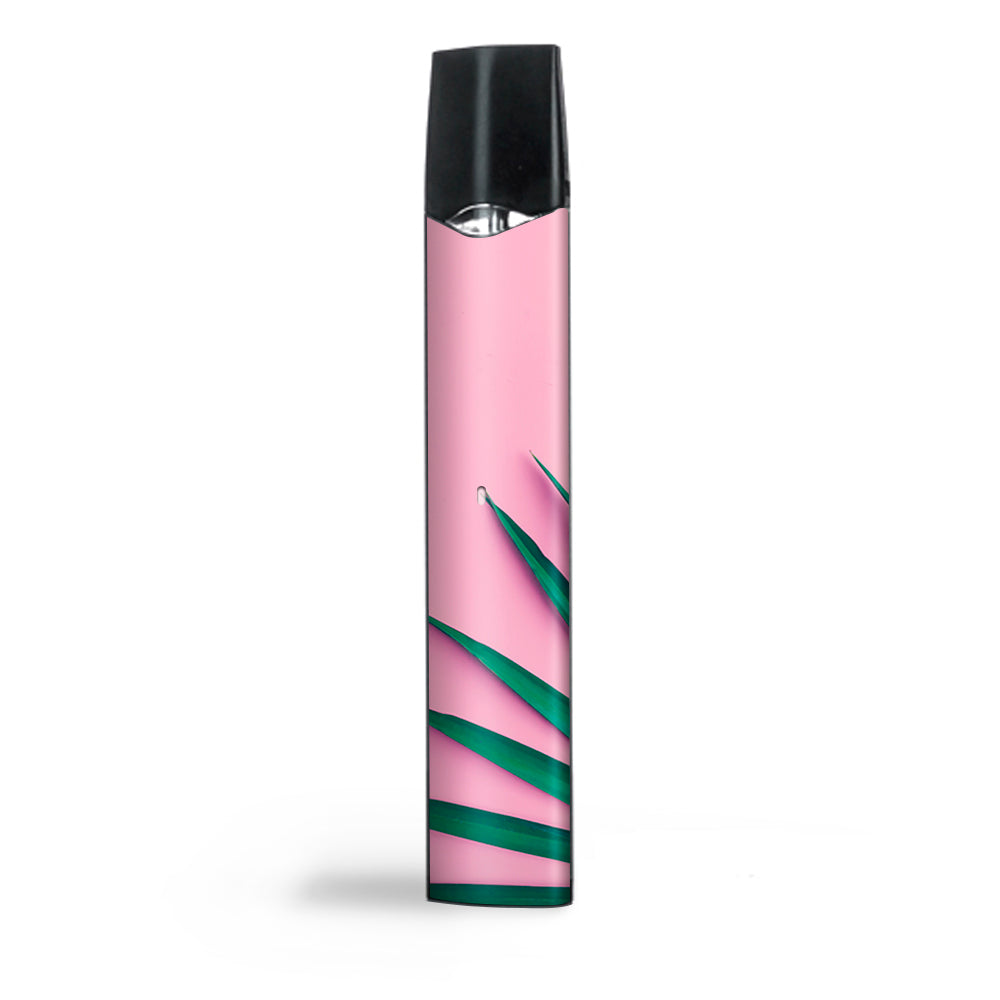  Pink Green Palm Frawns Smok Infinix Ultra Portable Skin