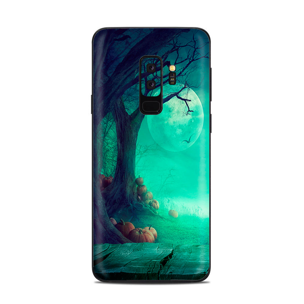  Halloween Tree Moon  Samsung Galaxy S9 Plus Skin