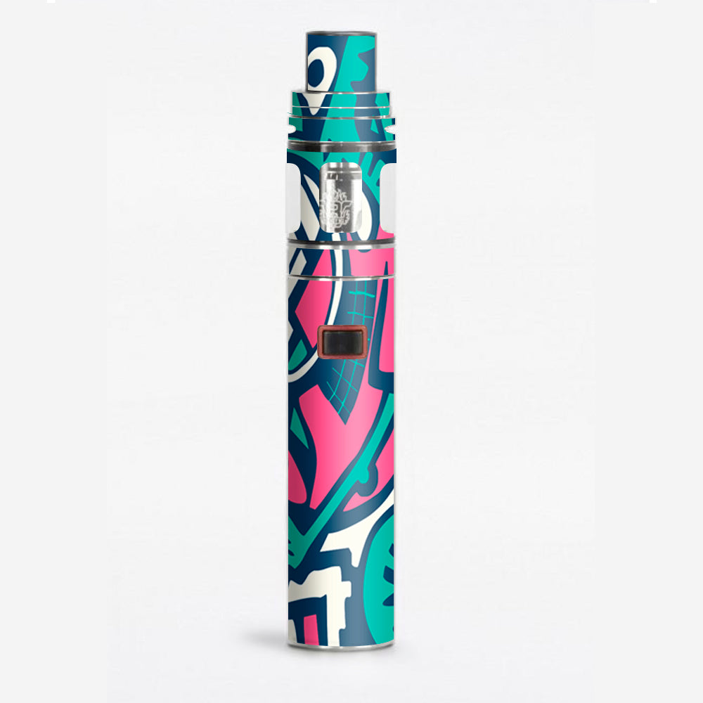  Green Gecko Abstract Pop Art Smok Stick X8 Skin