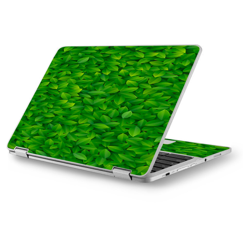  Green Leaves Asus Chromebook Flip 12.5" Skin