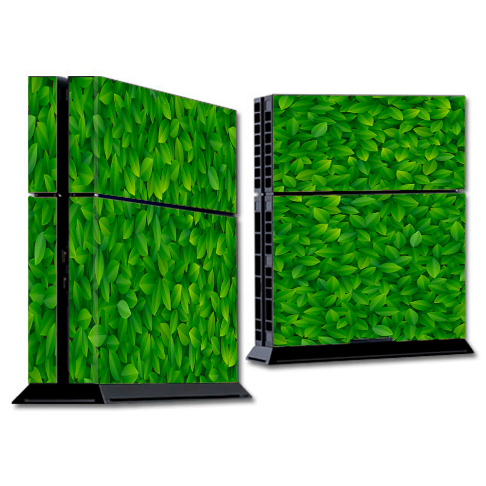  Green Leaves Sony Playstation PS4 Skin