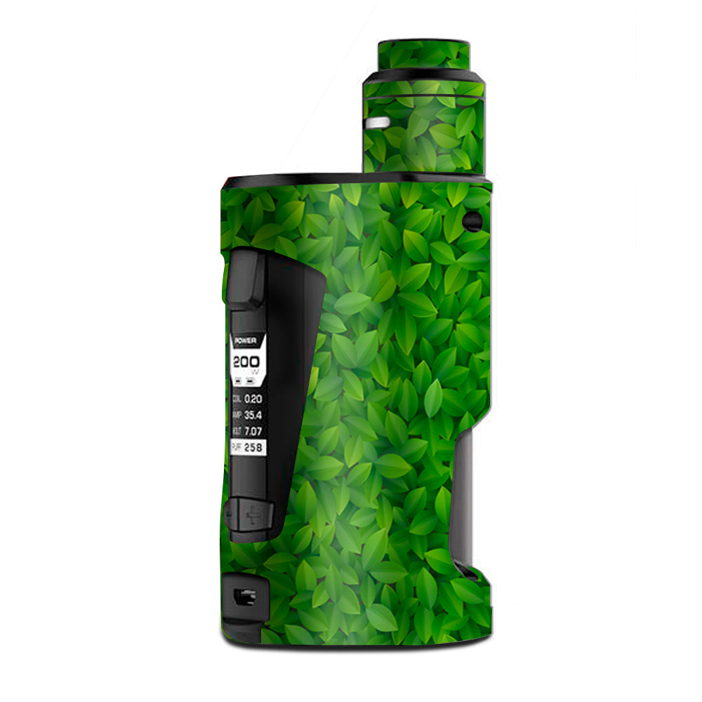  Green Leaves G Box Squonk Geek Vape Skin