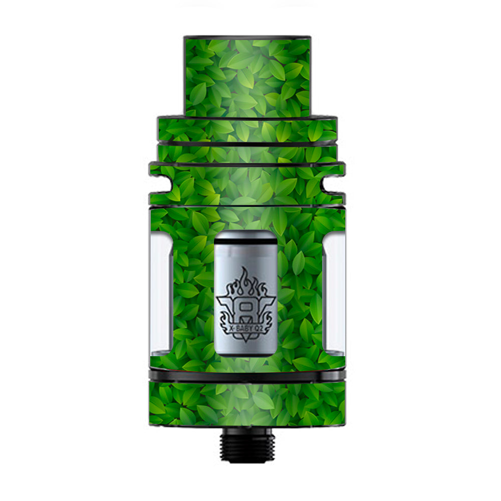  Green Leaves TFV8 X-baby Tank Smok Skin