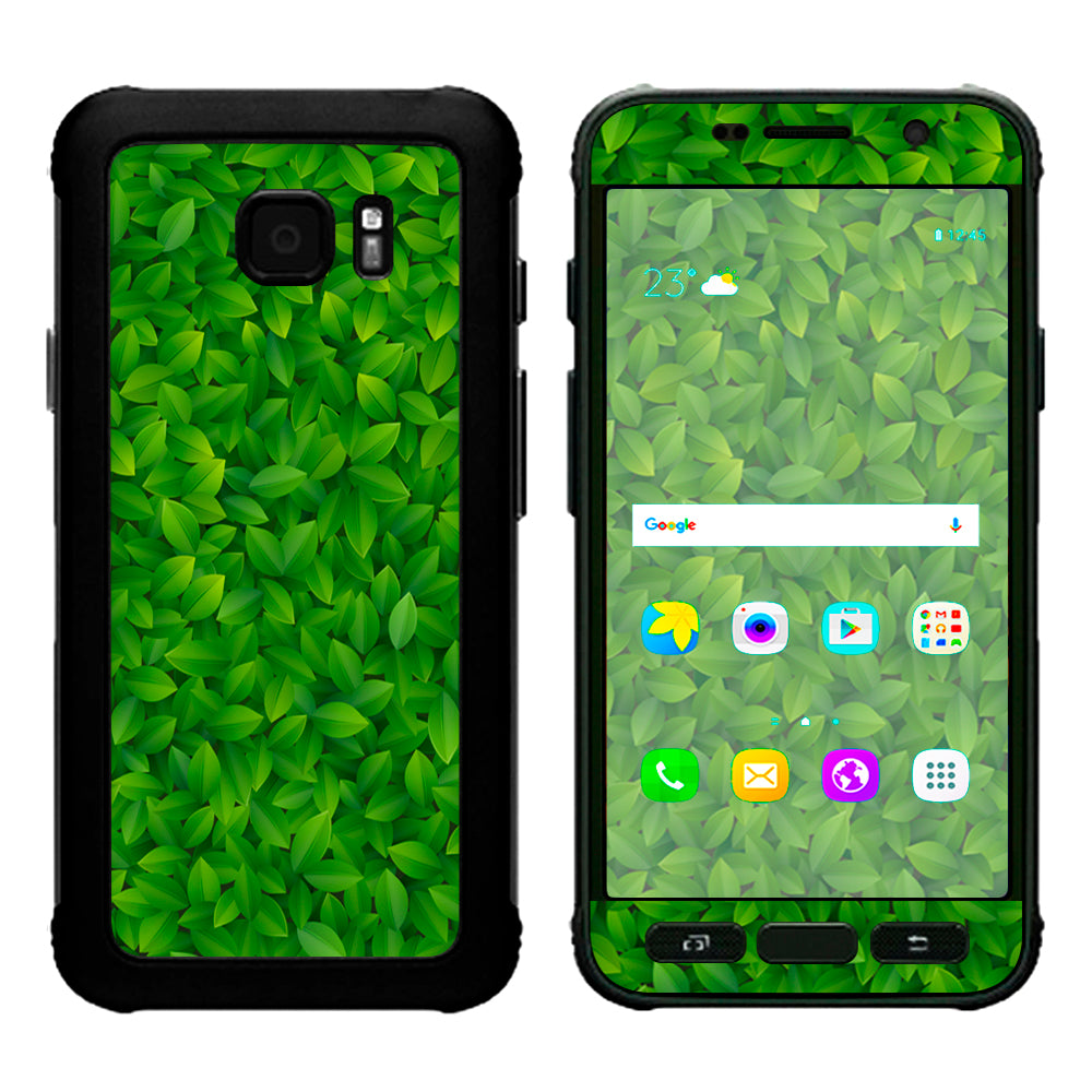  Green Leaves Samsung Galaxy S7 Active Skin