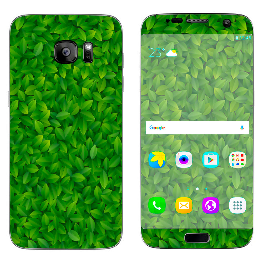  Green Leaves Samsung Galaxy S7 Edge Skin