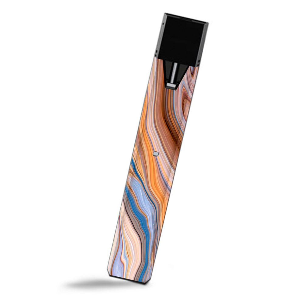  Brown Blue Marble Glass Smok Fit Ultra Portable Skin