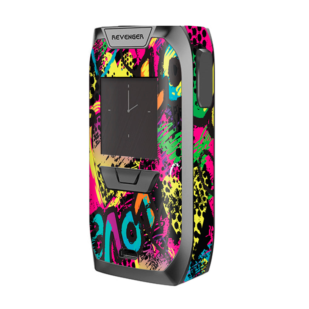  80'S Love Pop Art Neon Vaporesso Revenger Skin