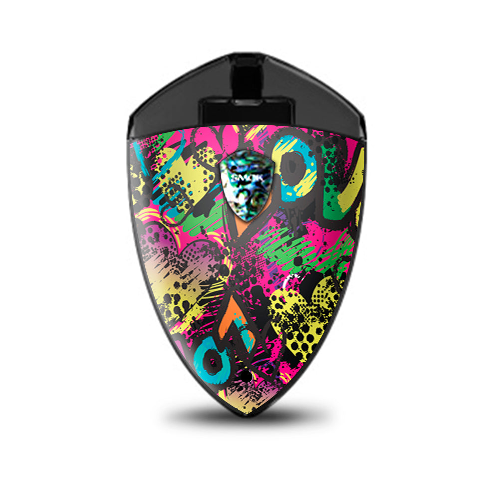  80'S Love Pop Art Neon Smok Rolo Badge Skin