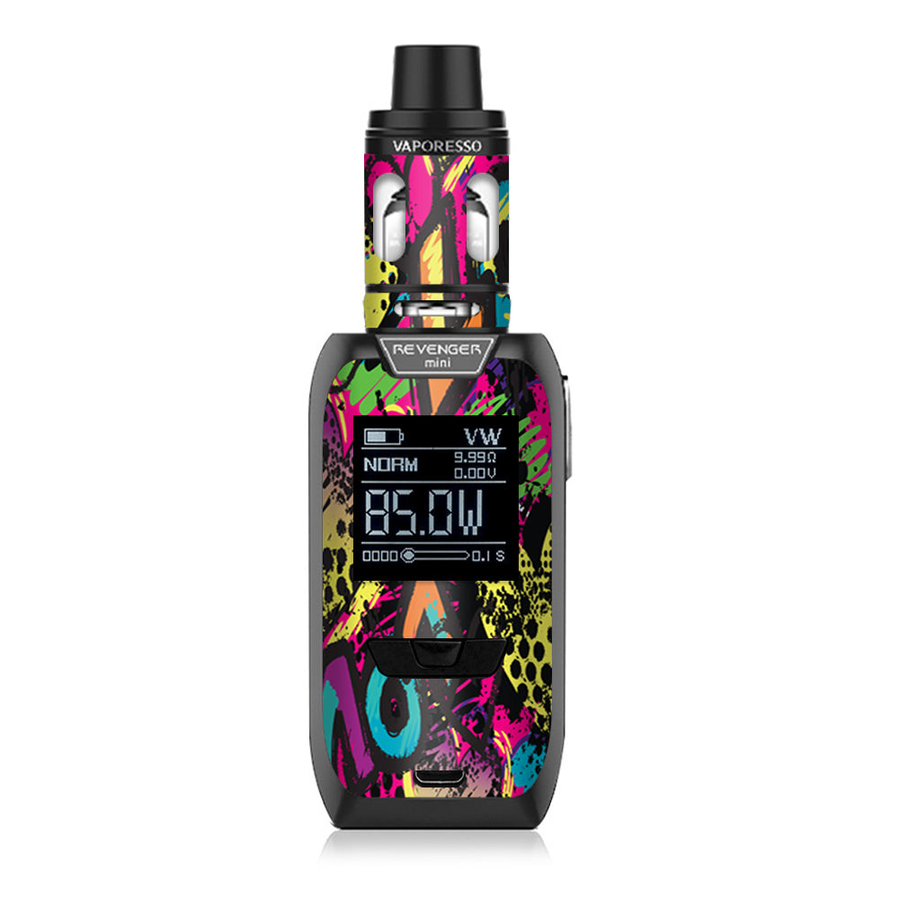  80'S Love Pop Art Neon Vaporesso Revenger Mini 85w Skin
