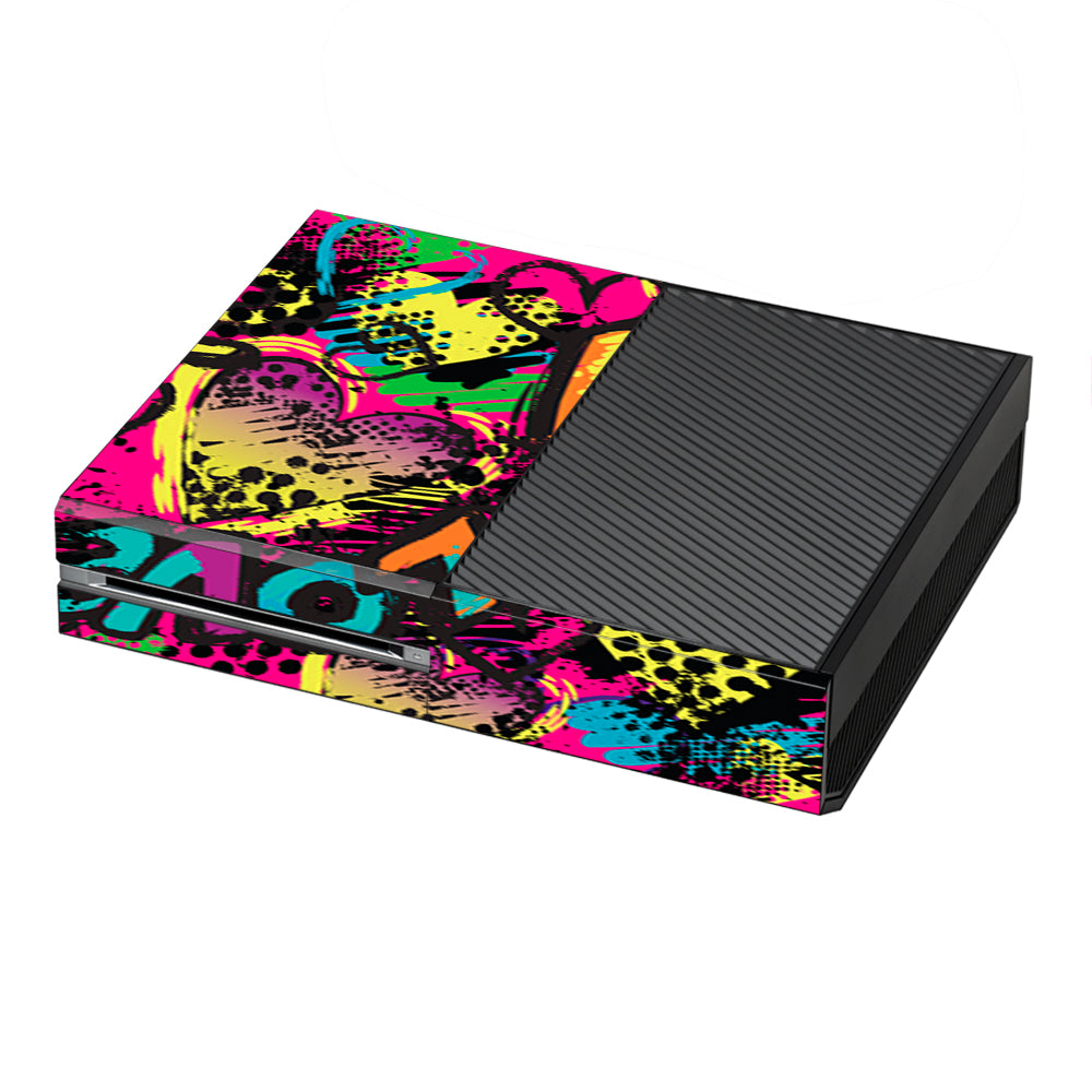  80'S Love Pop Art Neon Microsoft Xbox One Skin
