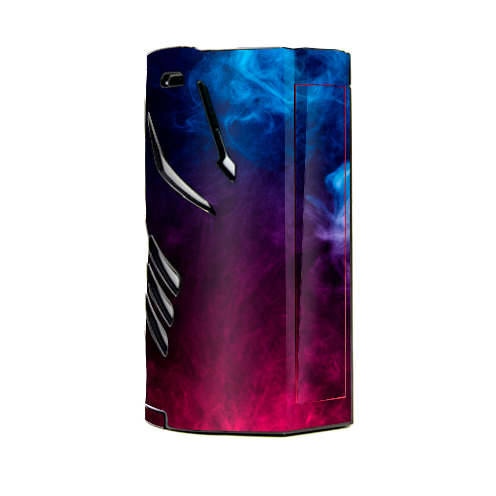  Blue Pink Smoke Cloud T-Priv 3 Smok Skin