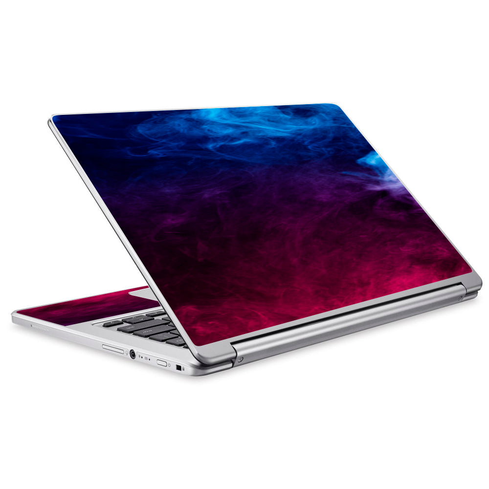  Blue Pink Smoke Cloud Acer Chromebook R13 Skin