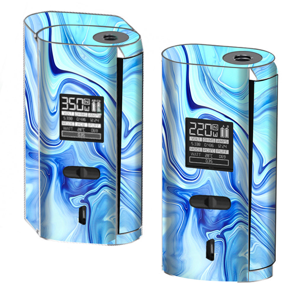  Blue Marble Rocks Glass Smok GX2/4 Skin