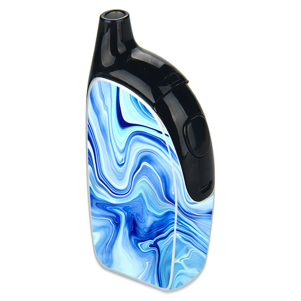  Blue Marble Rocks Glass Joyetech Penguin Skin