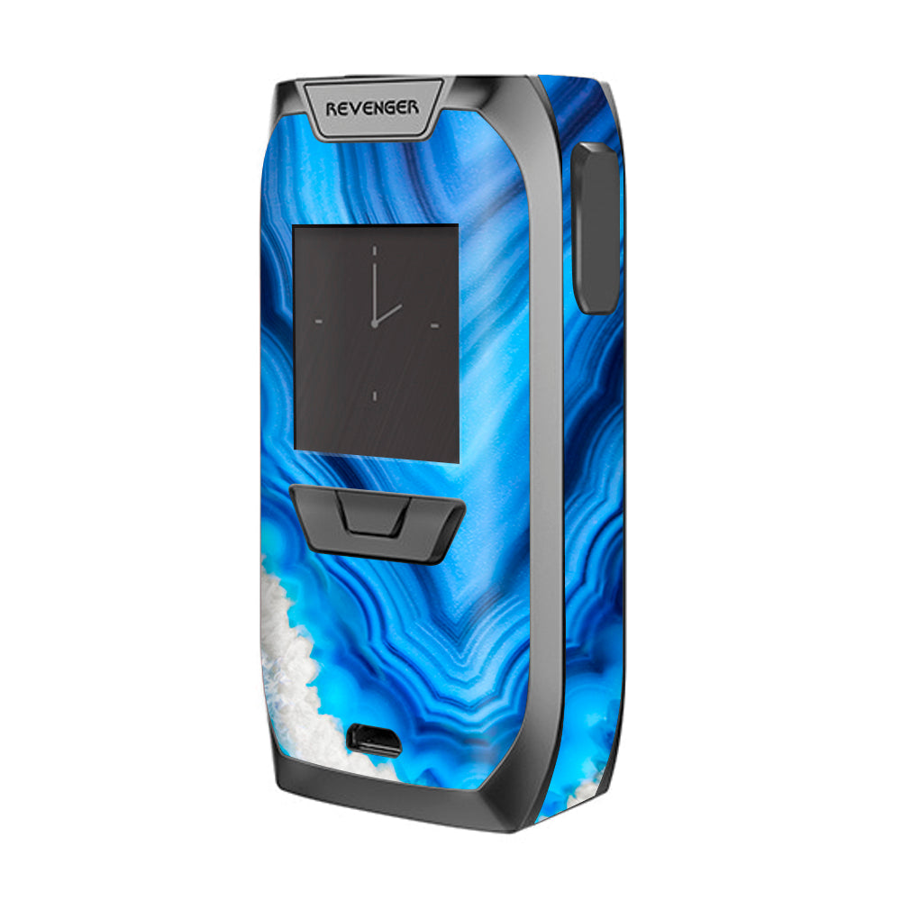  Crystal Blue Ice Marble  Vaporesso Revenger Skin