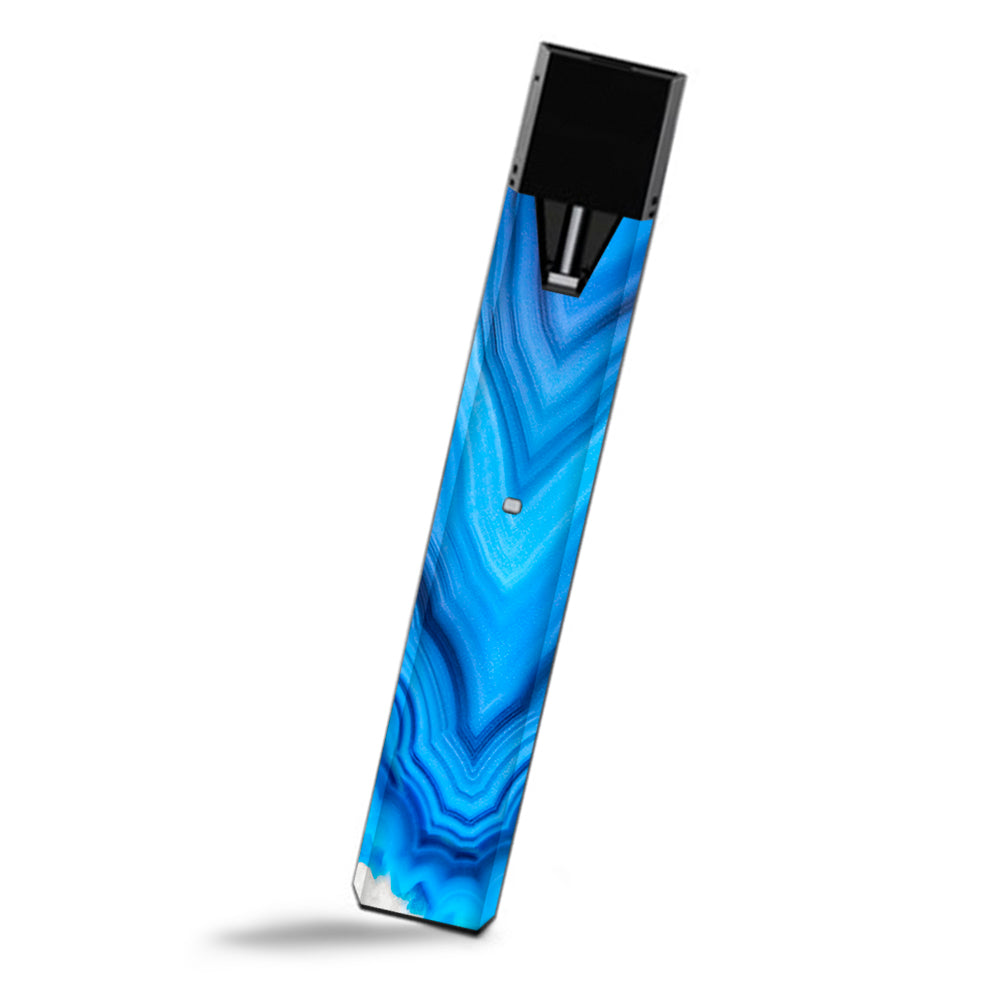  Crystal Blue Ice Marble  Smok Fit Ultra Portable Skin