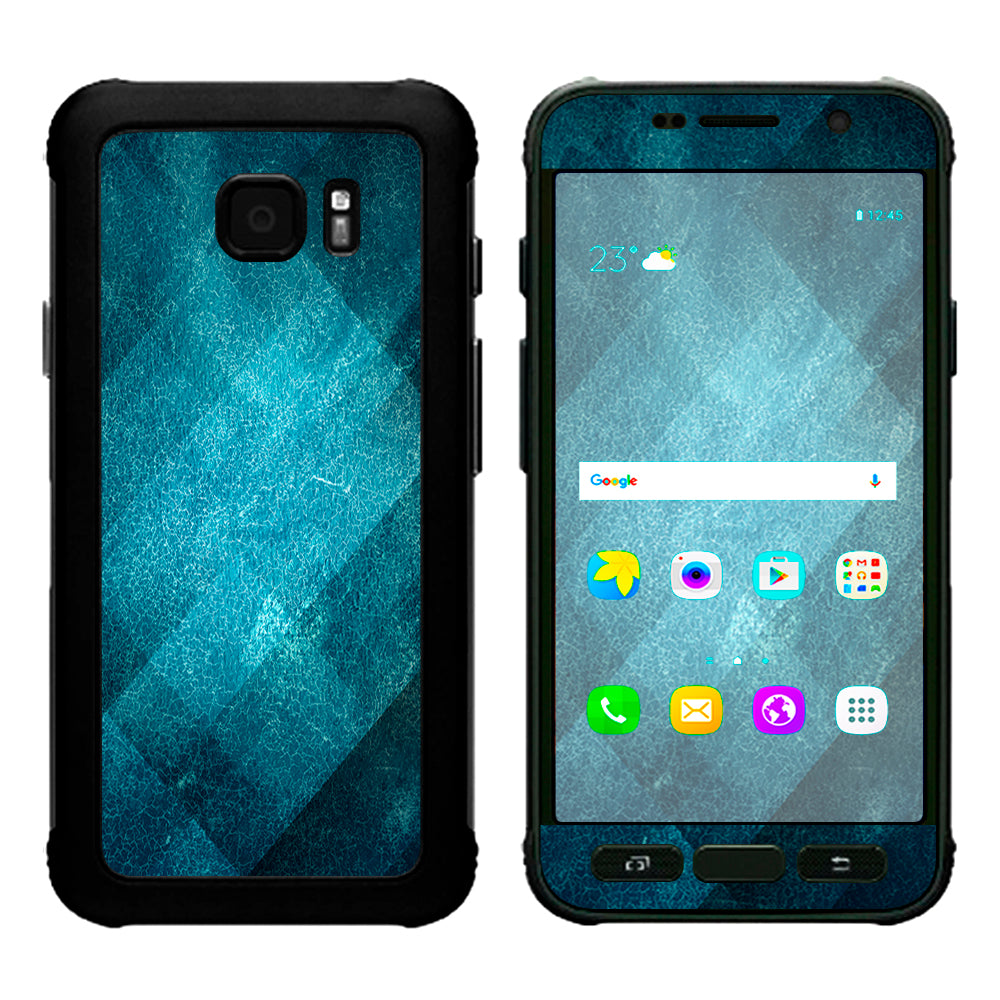  Blue Grunge Samsung Galaxy S7 Active Skin