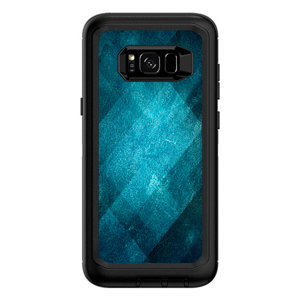  Blue Grunge Otterbox Defender Samsung Galaxy S8 Plus Skin