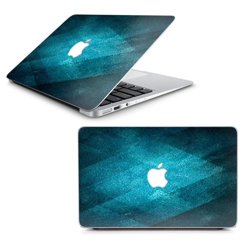  Blue Grunge Macbook Air 13" A1369 A1466 Skin