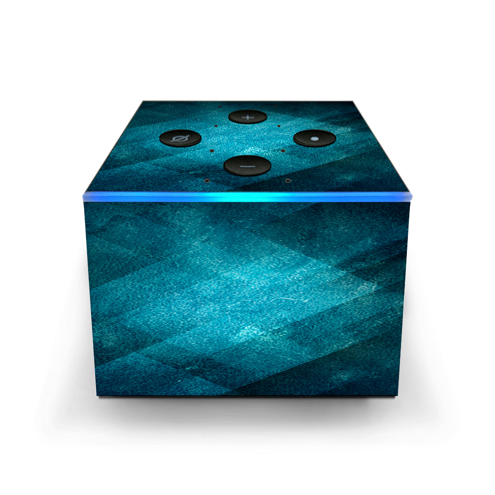  Blue Grunge Amazon Fire TV Cube Skin