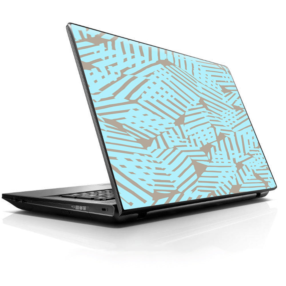  Blue Beige Pattern HP Dell Compaq Mac Asus Acer 13 to 16 inch Skin