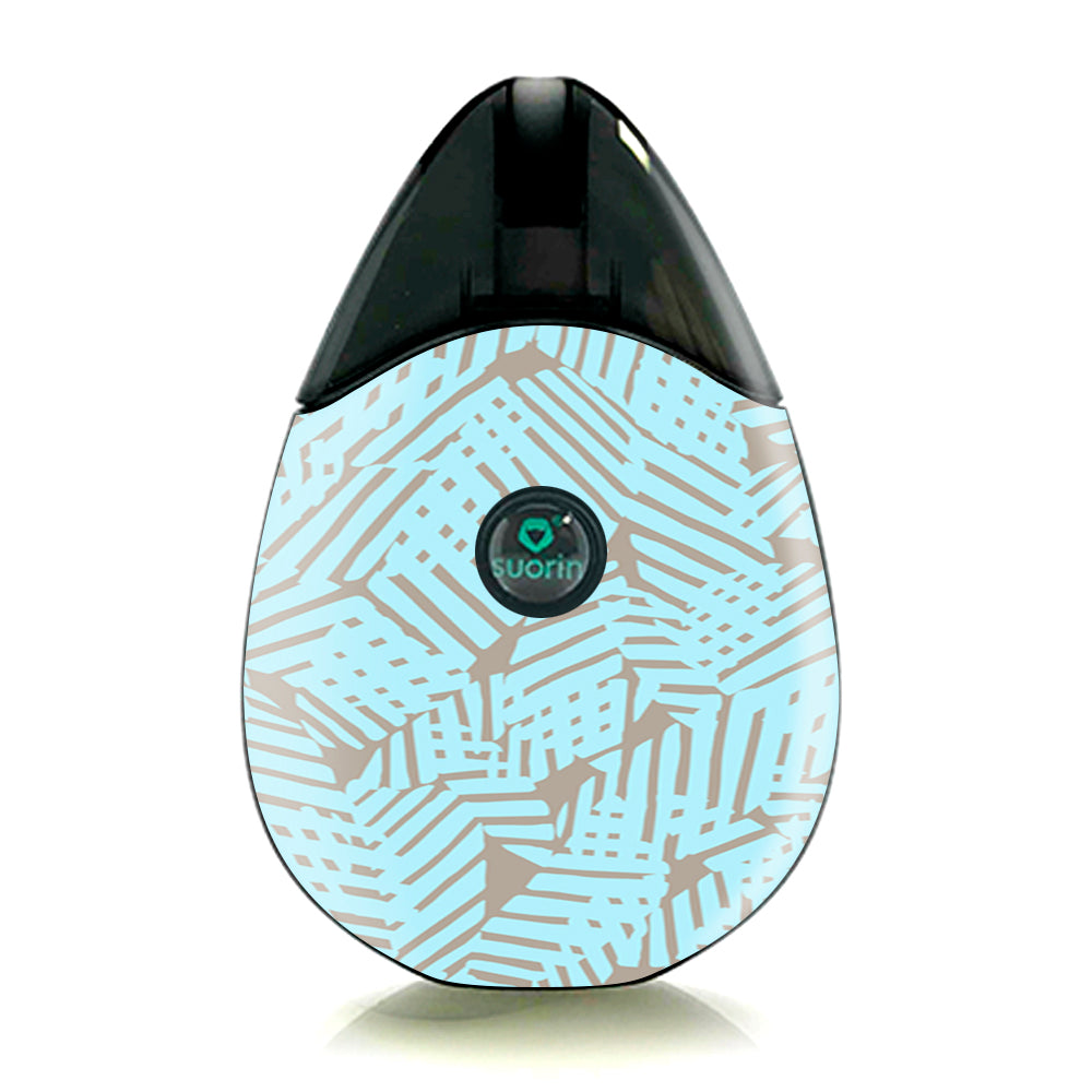  Blue Beige Pattern Suorin Drop Skin