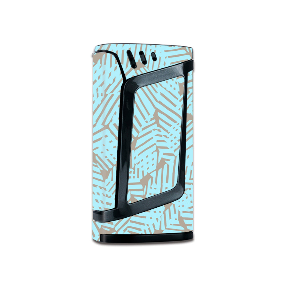  Blue Beige Pattern Smok Alien Skin