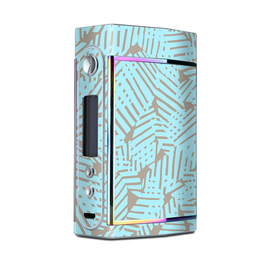  Blue Beige Pattern Too VooPoo Skin