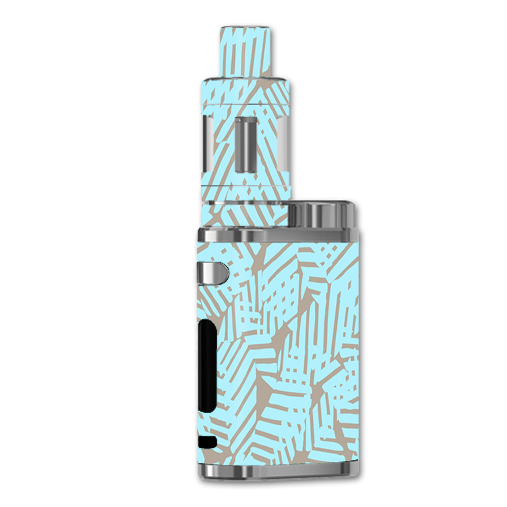  Blue Beige Pattern eLeaf iStick Pico 75w Skin