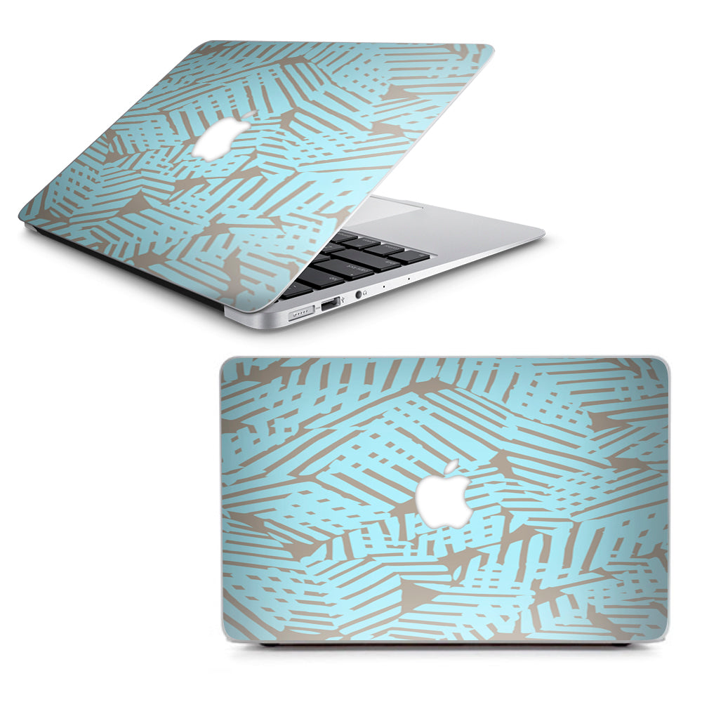  Blue Beige Pattern Macbook Air 11" A1370 A1465 Skin