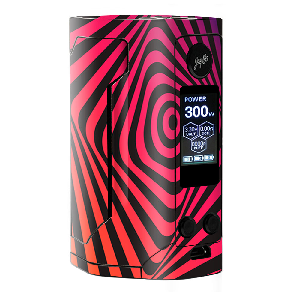  Abstract Movement Trippy Psychedelic Wismec Gen 3 300w Skin