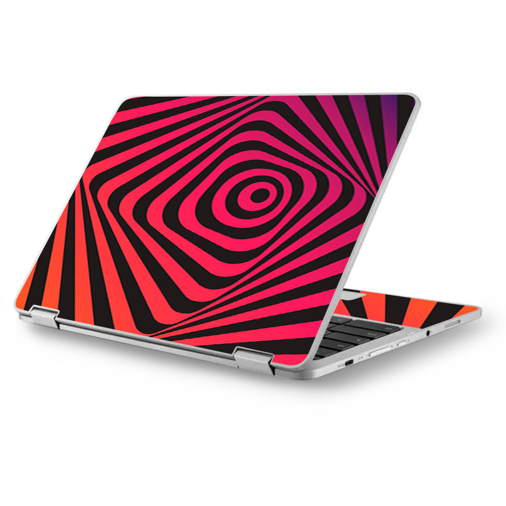  Abstract Movement Trippy Psychedelic Asus Chromebook Flip 12.5" Skin