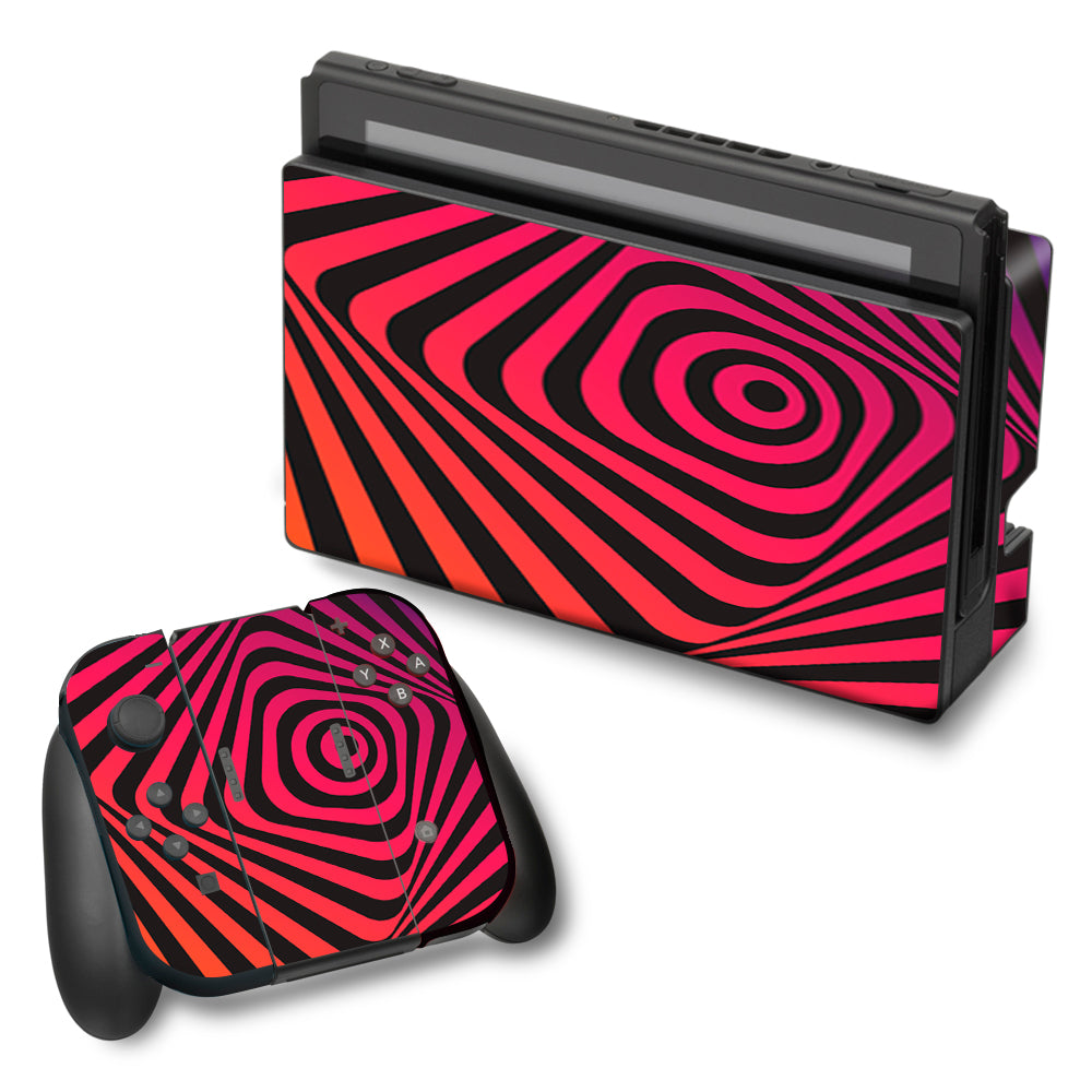  Abstract Movement Trippy Psychedelic Nintendo Switch Skin