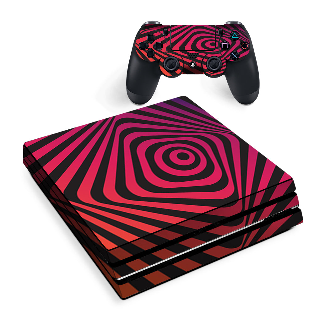 Abstract Movement Trippy Psychedelic Sony PS4 Pro Skin