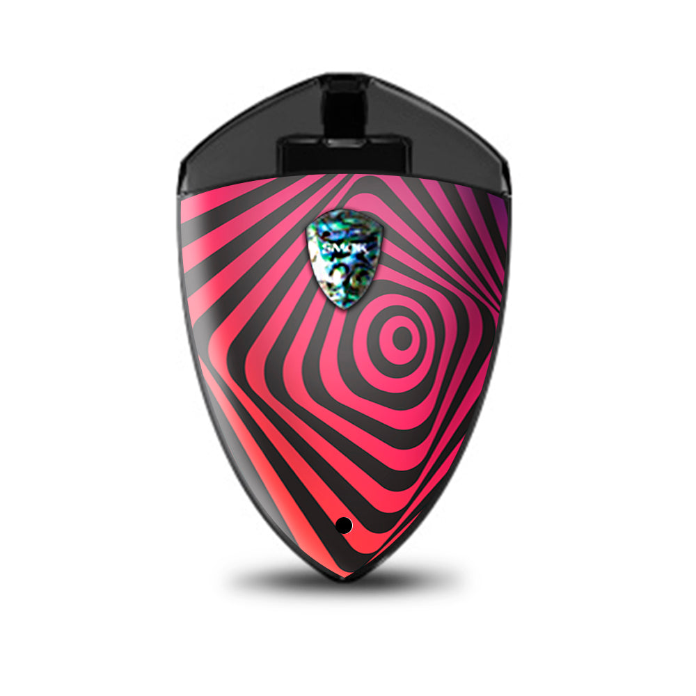  Abstract Movement Trippy Psychedelic Smok Rolo Badge Skin