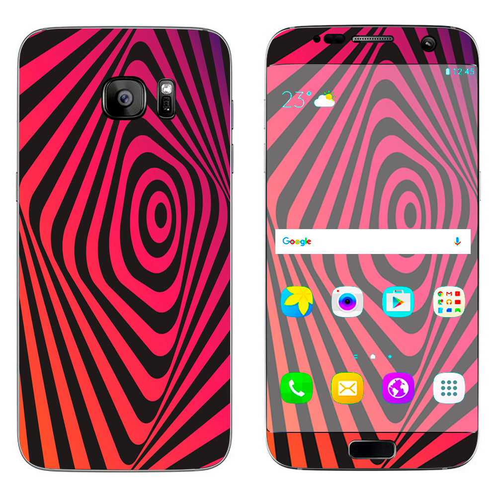  Abstract Movement Trippy Psychedelic Samsung Galaxy S7 Edge Skin