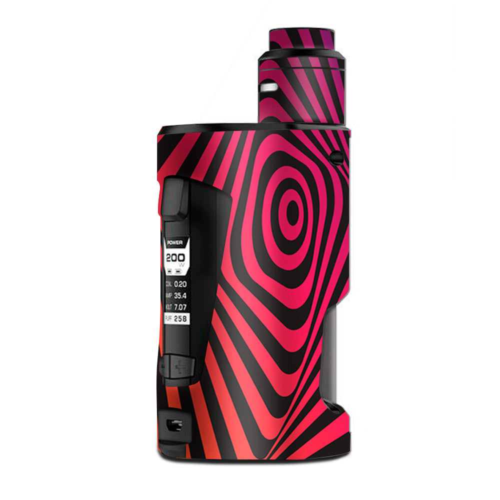  Abstract Movement Trippy Psychedelic G Box Squonk Geek Vape Skin