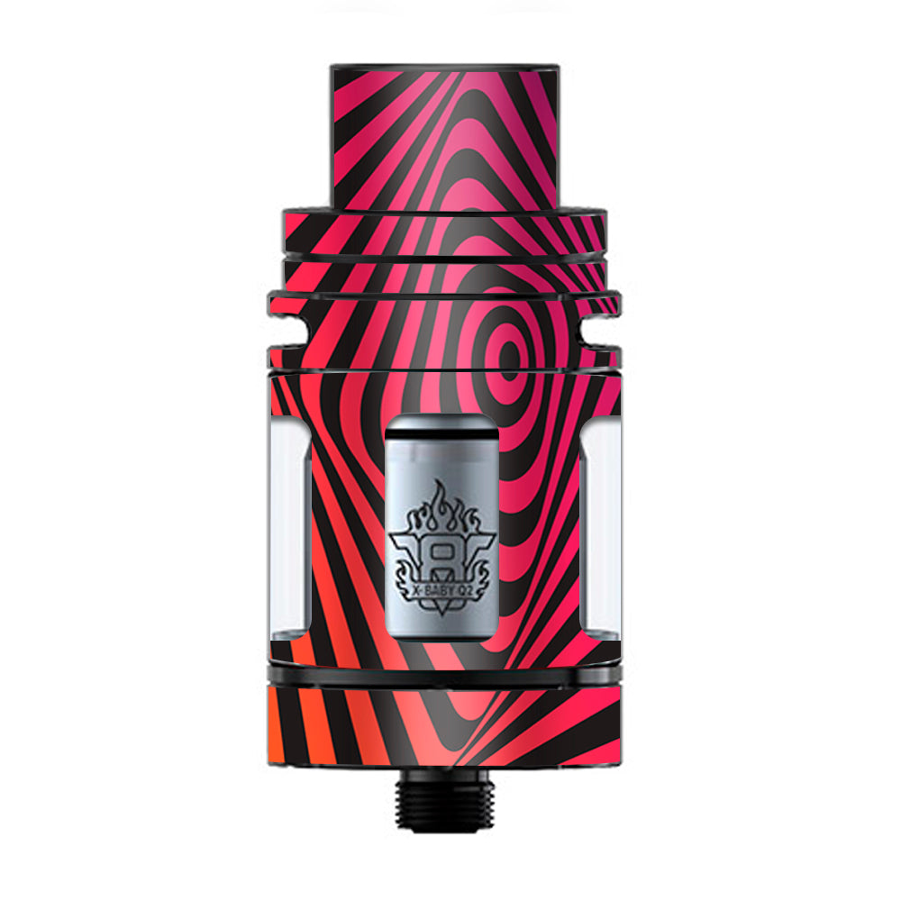  Abstract Movement Trippy Psychedelic TFV8 X-baby Tank Smok Skin