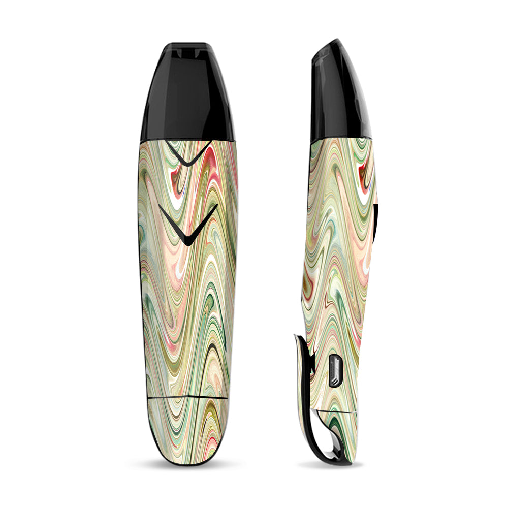 Skin Decal for Suorin Vagon  Vape / Marble Abstract Motion