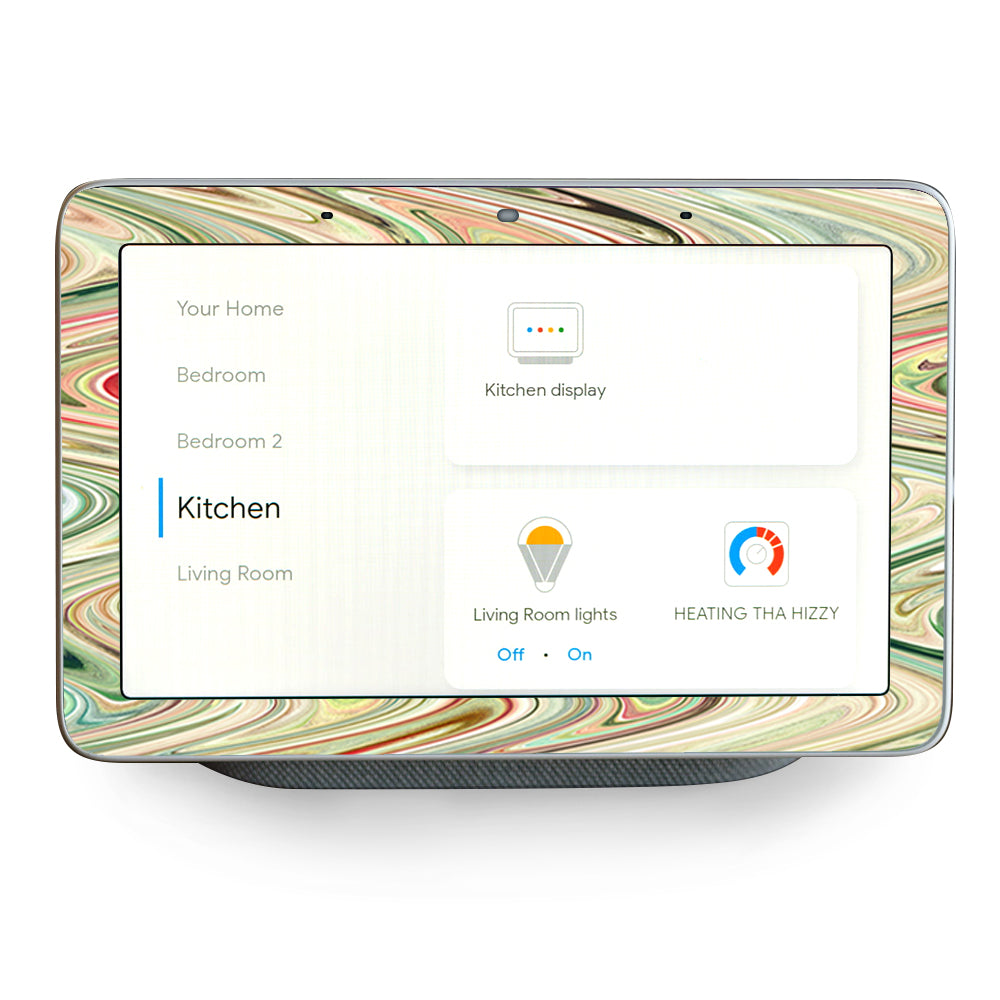 Marble Abstract Motion Google Home Hub Skin