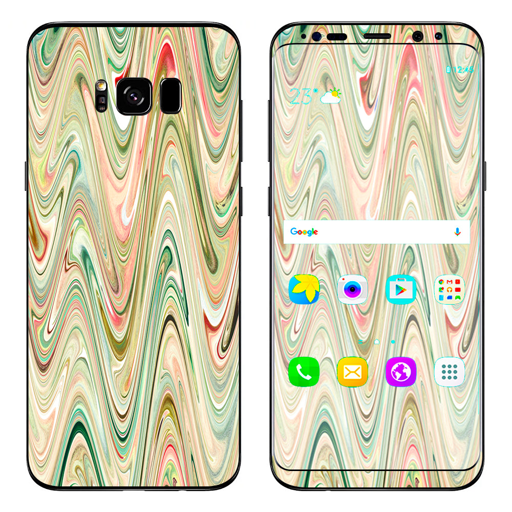  Marble Abstract Motion Samsung Galaxy S8 Skin