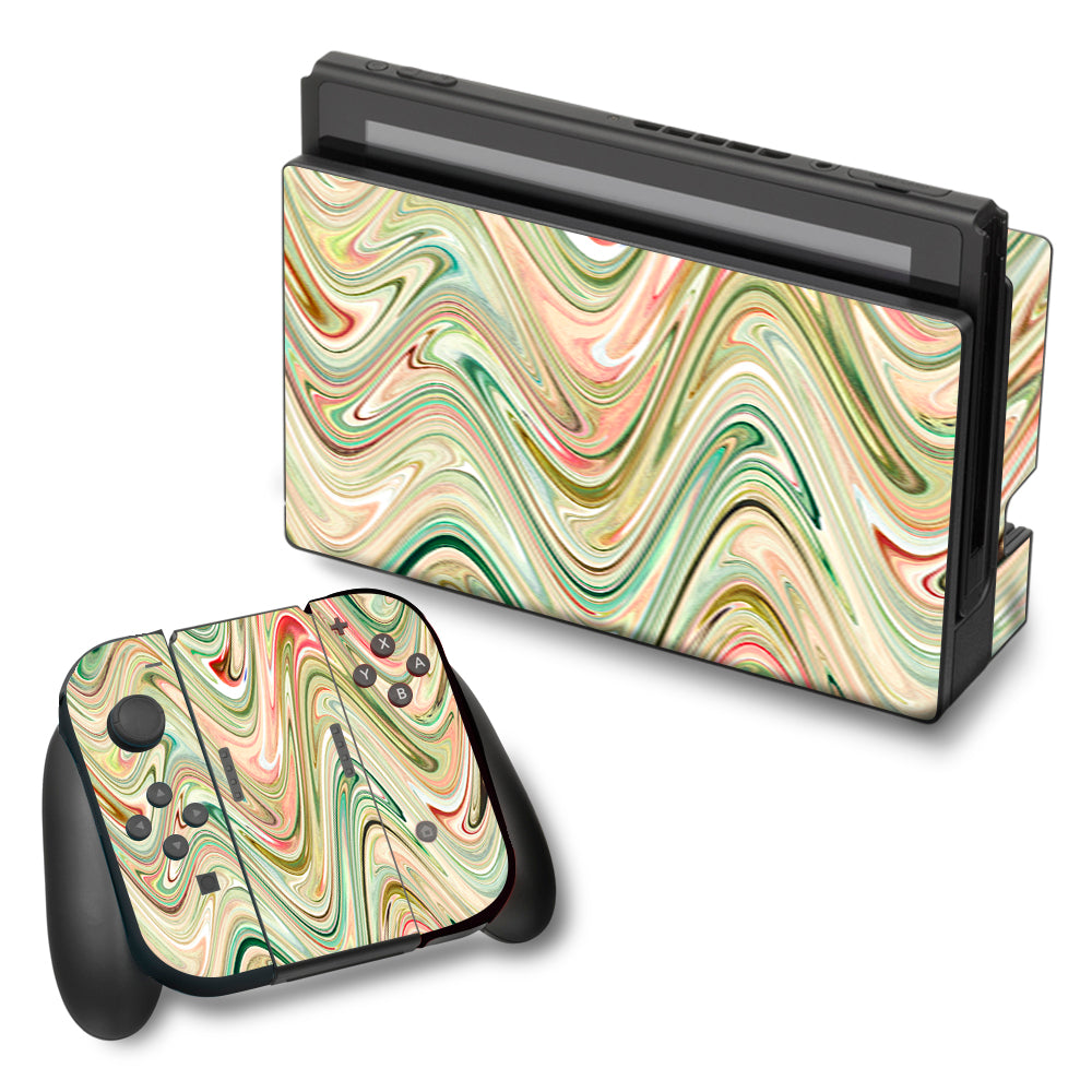  Marble Abstract Motion Nintendo Switch Skin