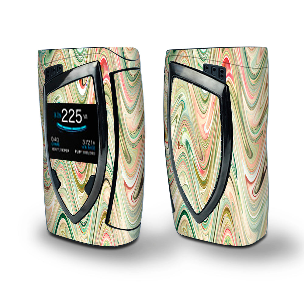 Skin Decal Vinyl Wrap for Smok Devilkin Kit 225w Vape (includes TFV12 Prince Tank Skins) skins cover / Marble Abstract Motion