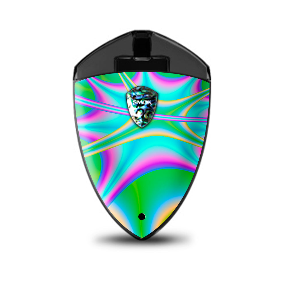  Multi Swirl Marble Granite Smok Rolo Badge Skin