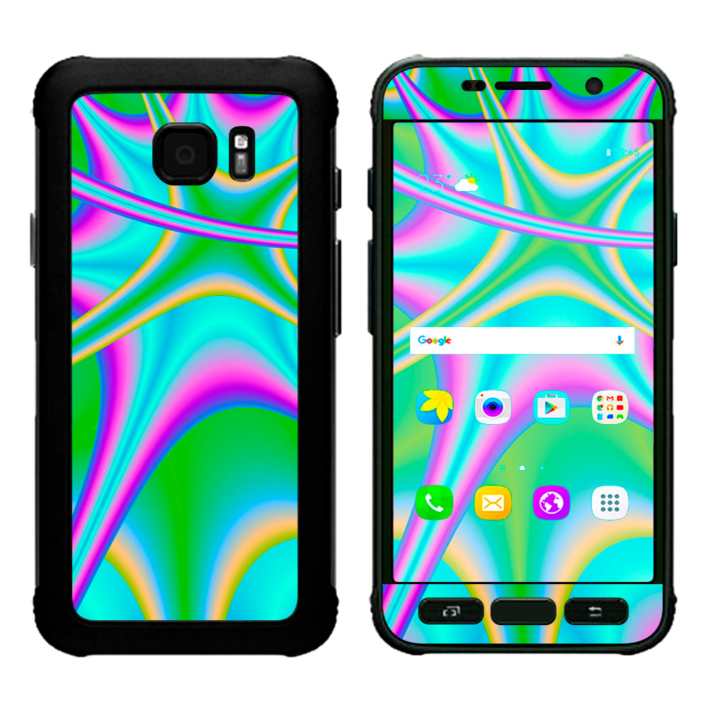  Multi Swirl Marble Granite Samsung Galaxy S7 Active Skin