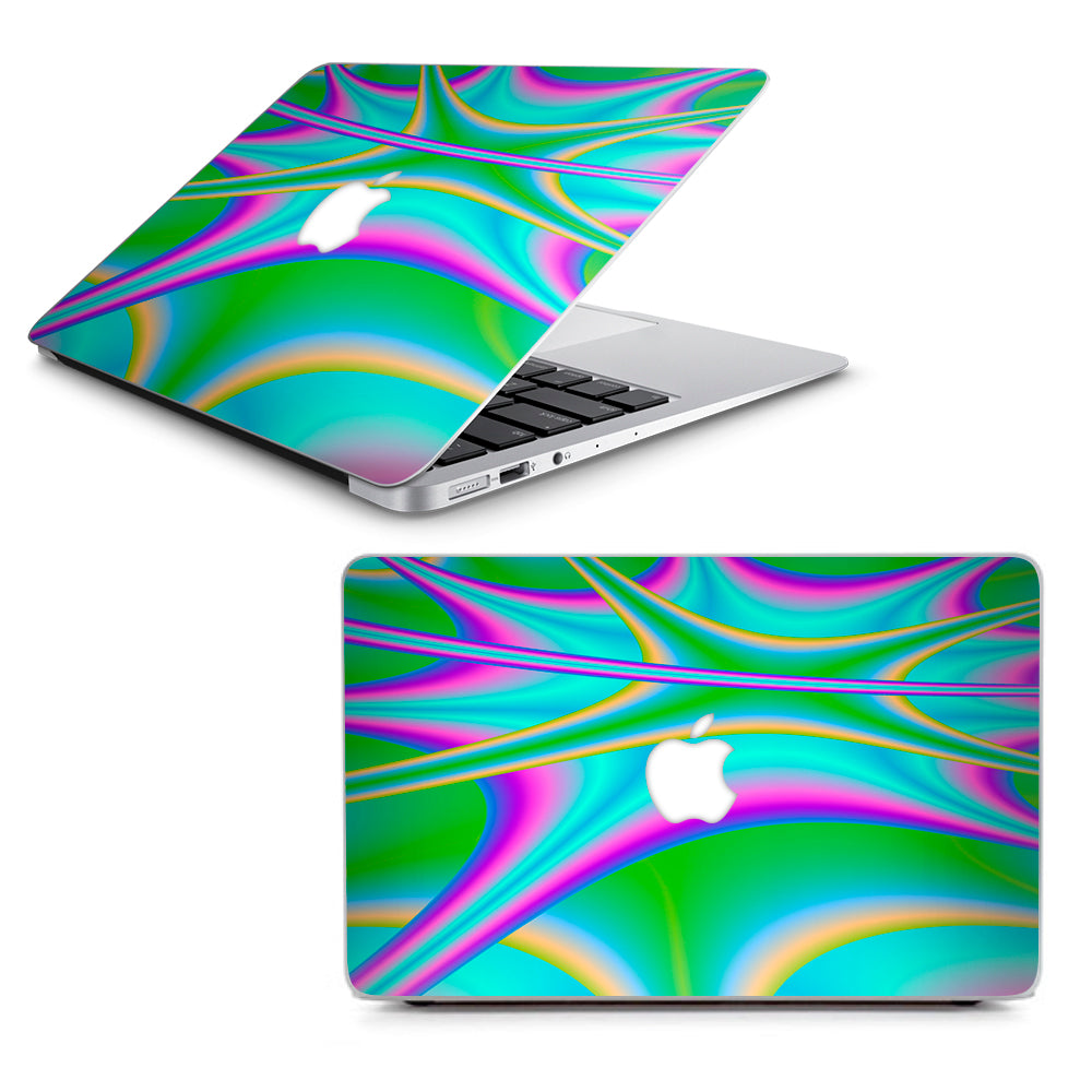  Multi Swirl Marble Granite Macbook Air 13" A1369 A1466 Skin
